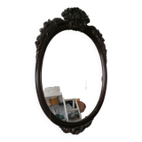 Miroir en bois sculpté