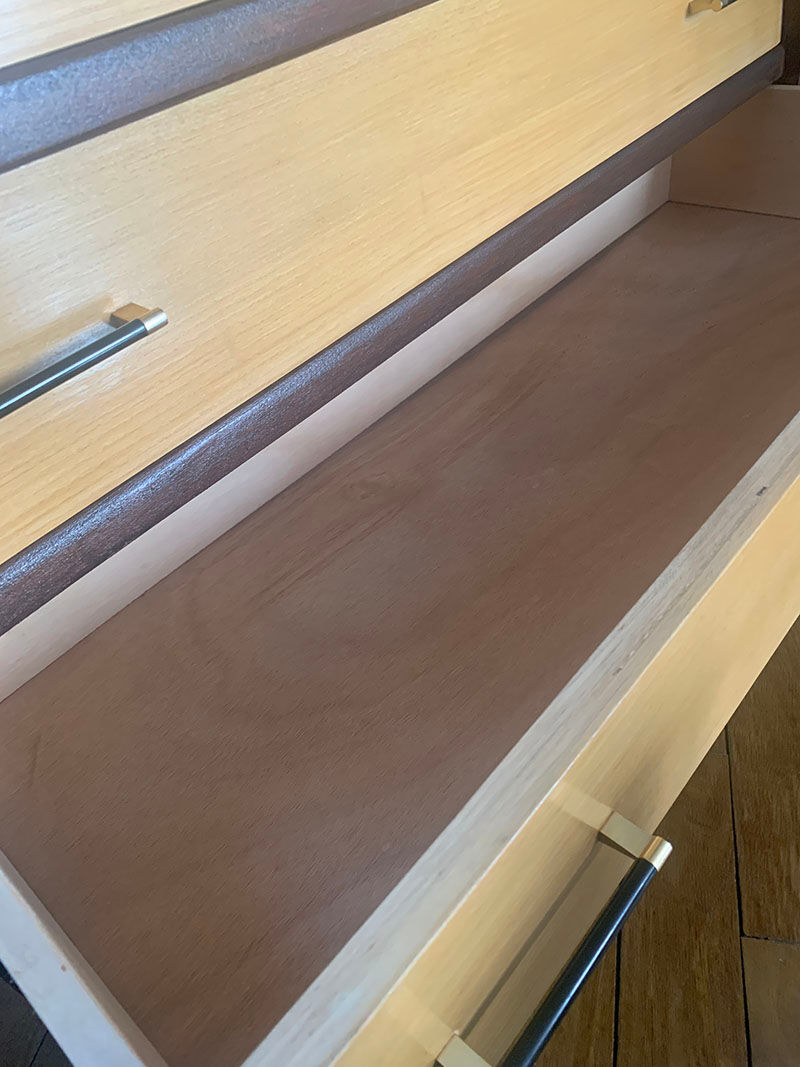 Vintage dresser compass feet