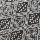 Handmade grey and white margoum carpet in natural wool