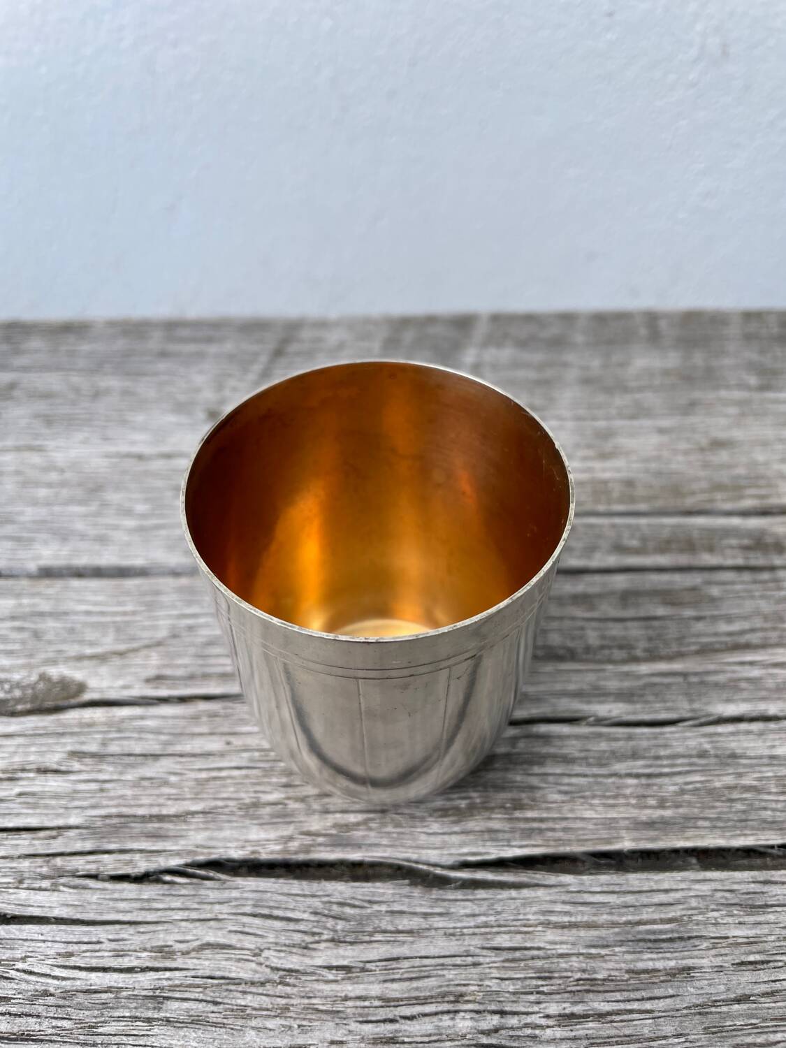 Timbale verre art déco