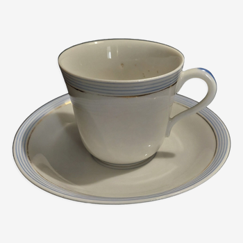 Tasse à café porcelaine de Paris XIXème