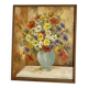 Bouquet painting, signed, 38.5x47 cm