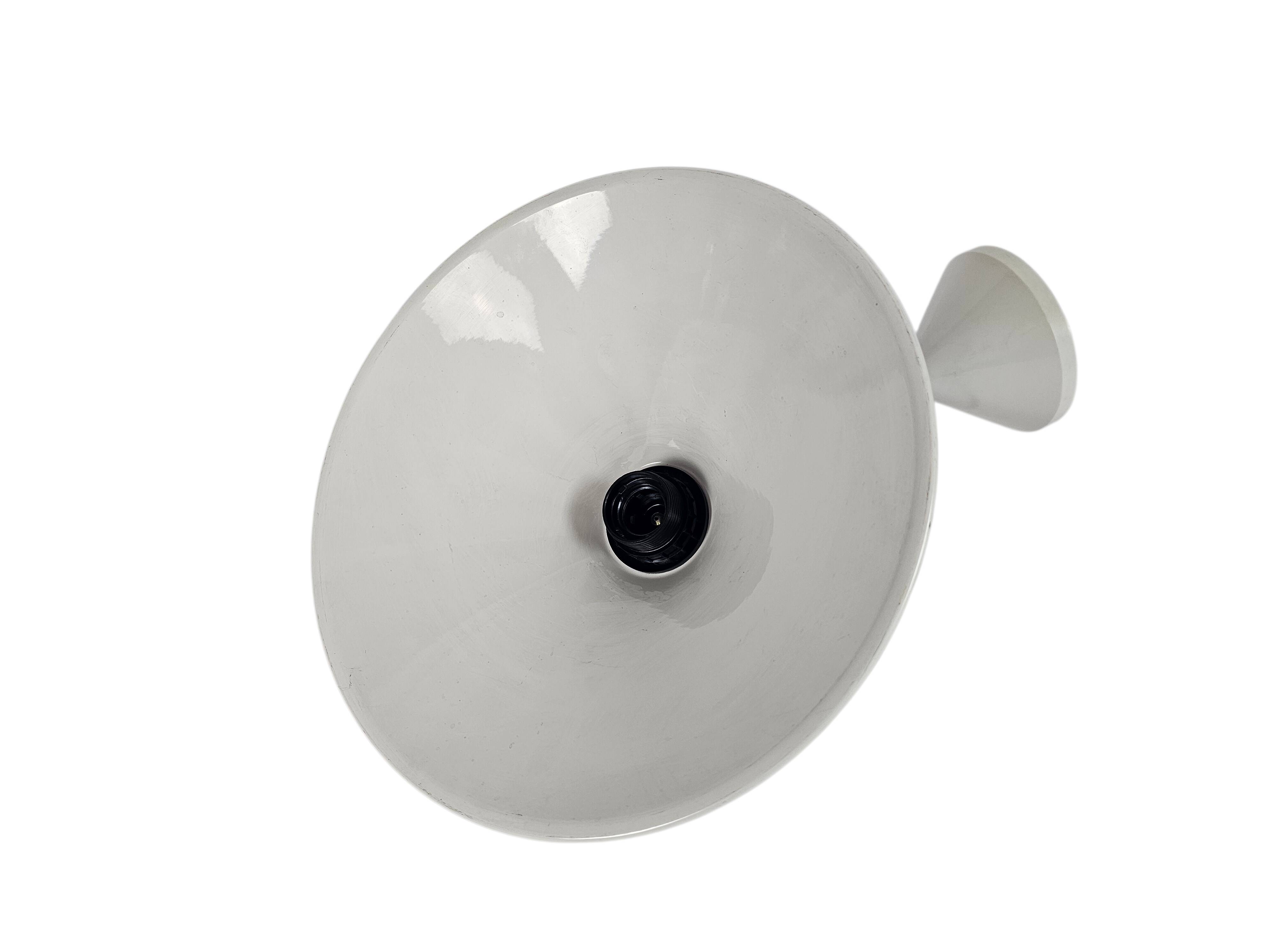 Vintage - Post Modern - UFO pendant lamp - Louis Poulsen style - enamel - 8