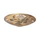 Hand-painted brass platter, France, 1960s.