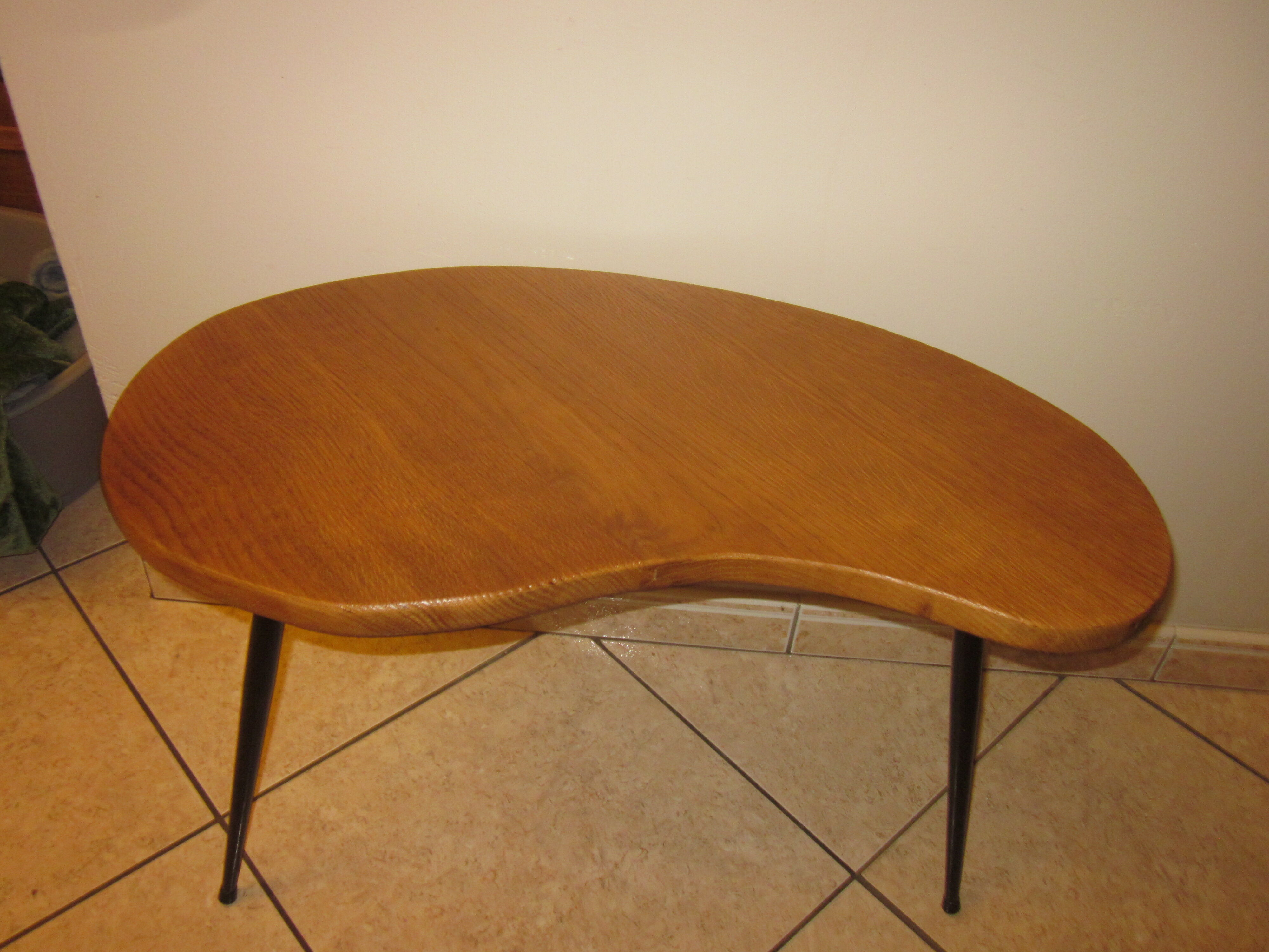 Vintage bean-shaped coffee table