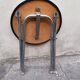 Tabouret pliant vintage Allemagne de L'Est 60/70
