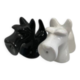 Ceramic salt and pepper shakers
