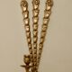 Single mid-century brass Swedish brass sconce