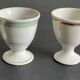 4 antique ceramic egg cups