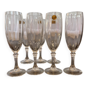 Flûtes en cristal