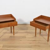 Mid-Century  Teak Danish Nightstands, 1960s