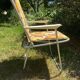 Folding camping chair, 70s garden armchair
