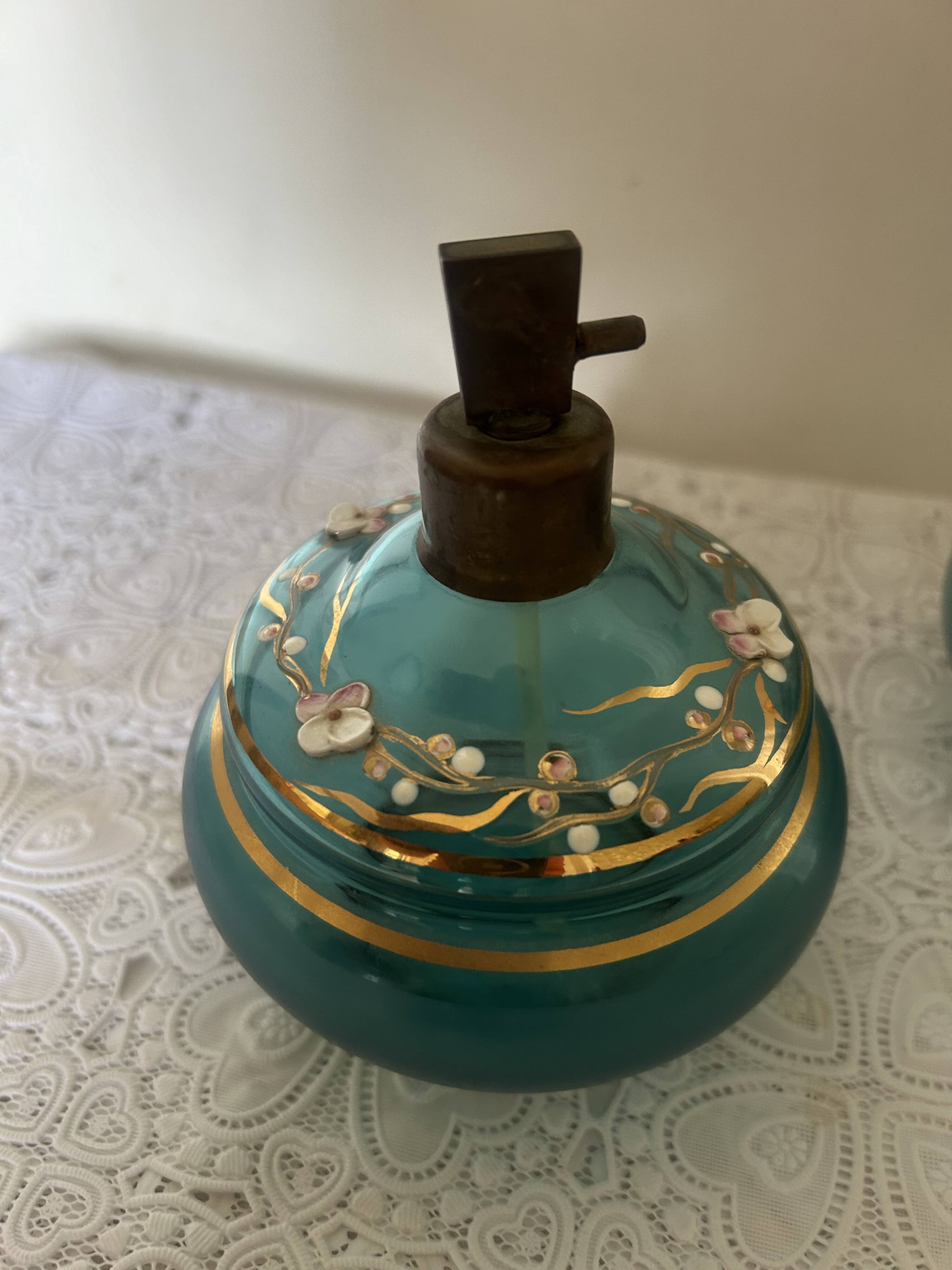 Antique bottle and pot