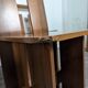 Set of 8 Italian chairs in American walnut Loto Spa