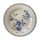 Assiette en porcelaine bleue et blanche de la famille bleue, 19ème siècle