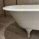 Cast iron lion's feet bathtub early 20th century