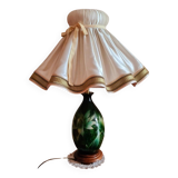 Green lamp signed Louis Drimmer