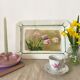 Tasses en porcelaine fleuries