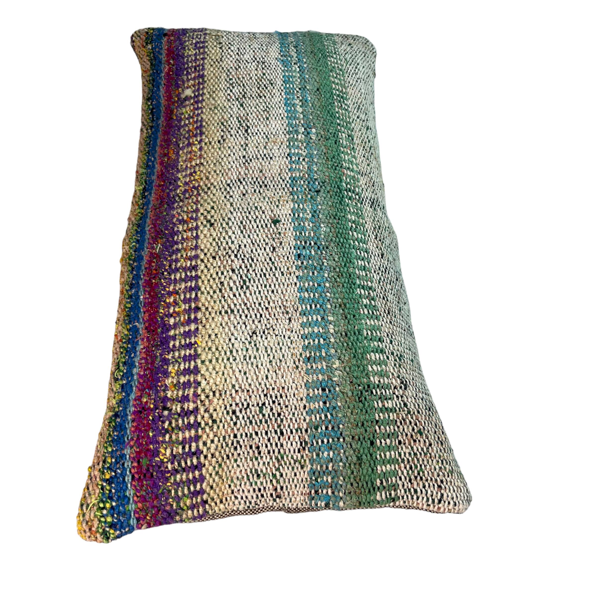 Housse de coussin kilim turc vintage, 30 x 60 cm