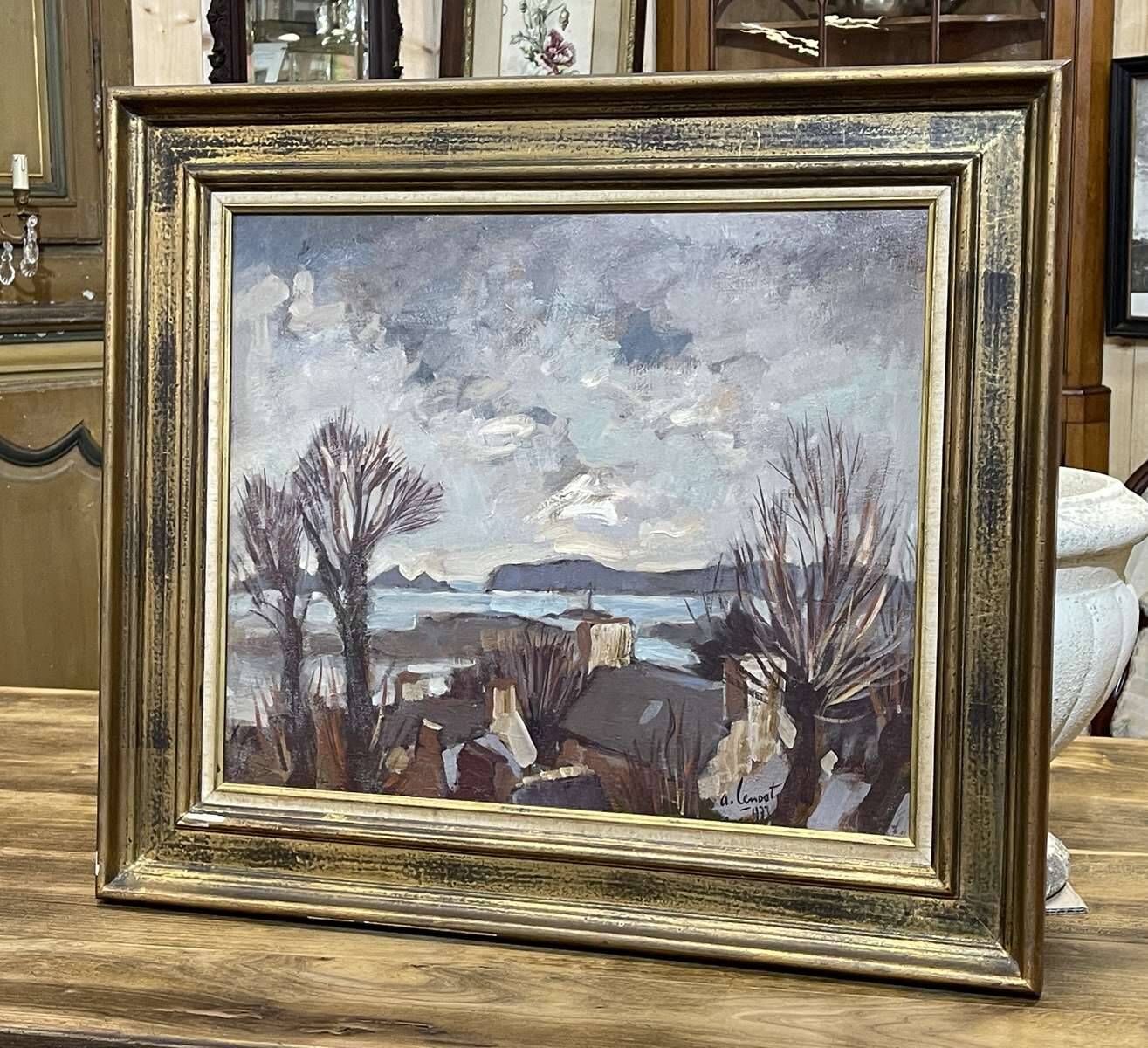 Oil on canvas by Alain Le Nost (1934-2023) signed and dated 1973.