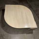 Travertine coffee table