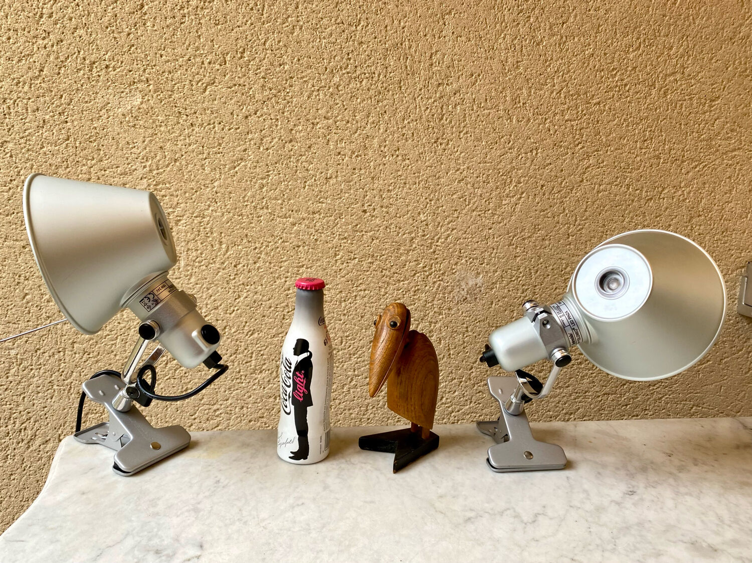 Lamp with clip Tolomeo Artemide Pinza led design Michele by Lucchi & Giancarlo Fassina