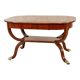 Late 19th Century Biedermeier Mahogany Center Table, 1890s