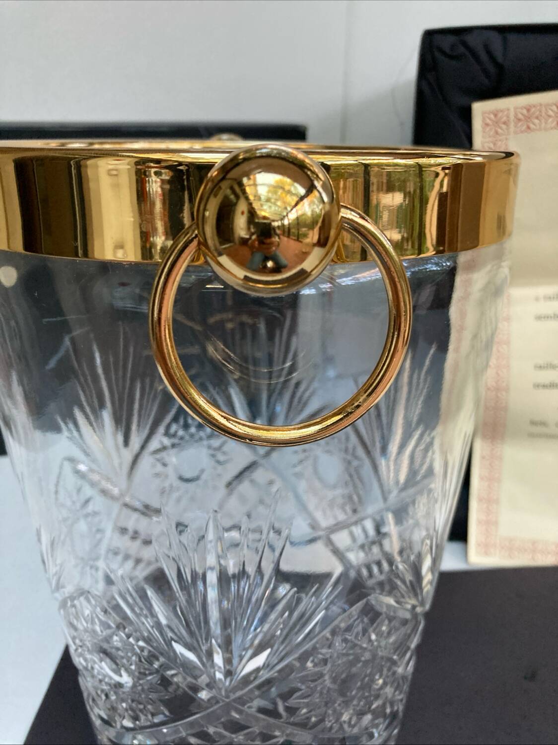 Large crystal cooler from BACCARAT DE VALERY KLEIN, new