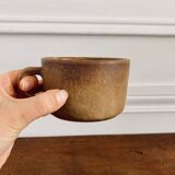Duo of sandstone cups