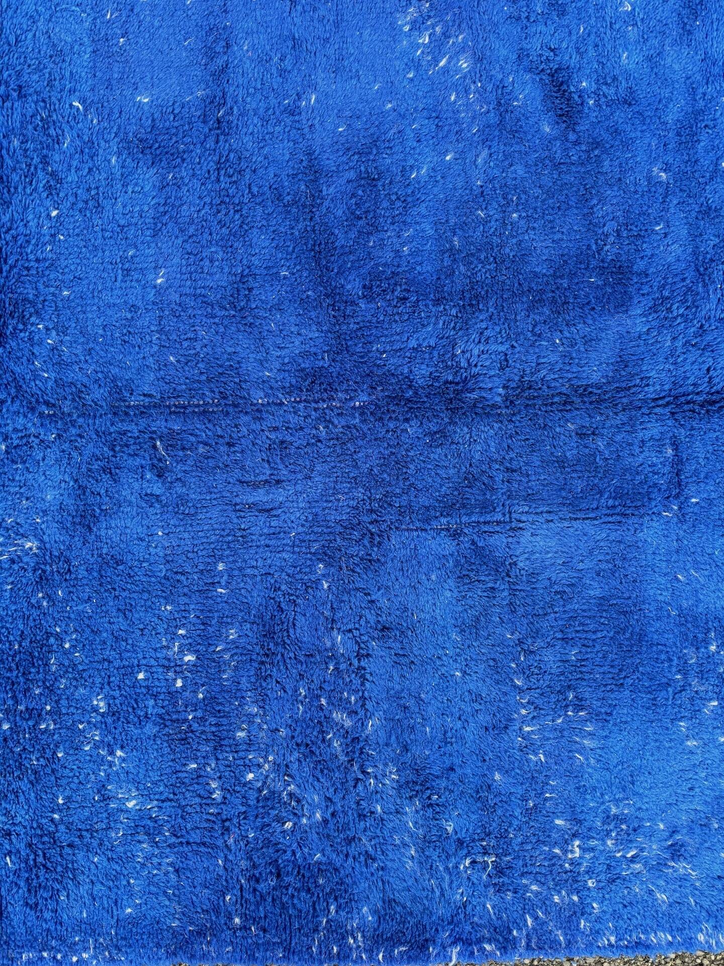 Jardin Majorelle – blue Berber wool rug 240cm x 162cm