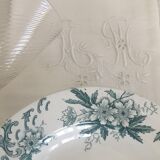 6 hollow plates Saint Amand - Anémone decor