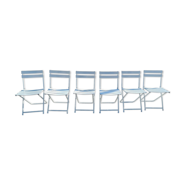 Chaises de jardin en fer pliantes