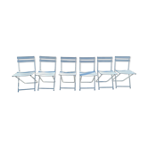 Chaises de jardin en fer pliantes