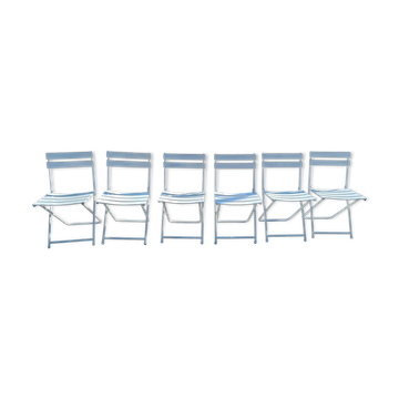 Folding iron garden chairs