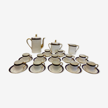 Porcelain coffee service raynaud & cie limoges