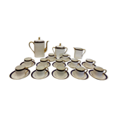 Porcelain coffee service raynaud & cie limoges