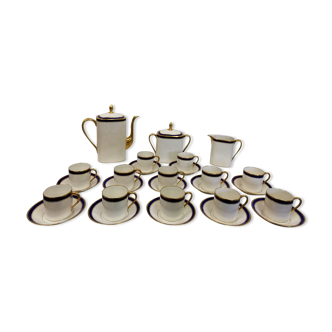 Porcelain coffee service raynaud & cie limoges