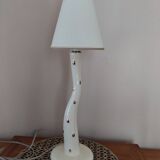 Longwy earthenware lamp