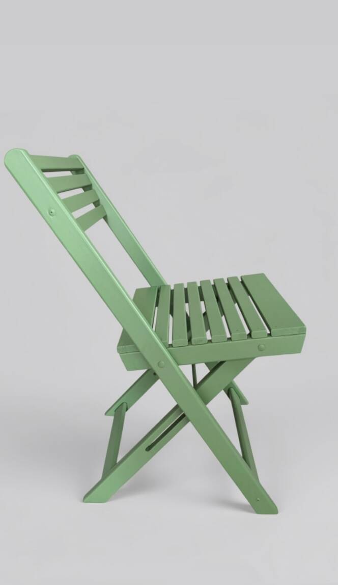Vintage folding chair KWA – Scandinavian design Sweden – 1970s