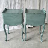 Pair of patinated Louis XV bedside tables