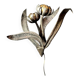 Large floral wall sconce