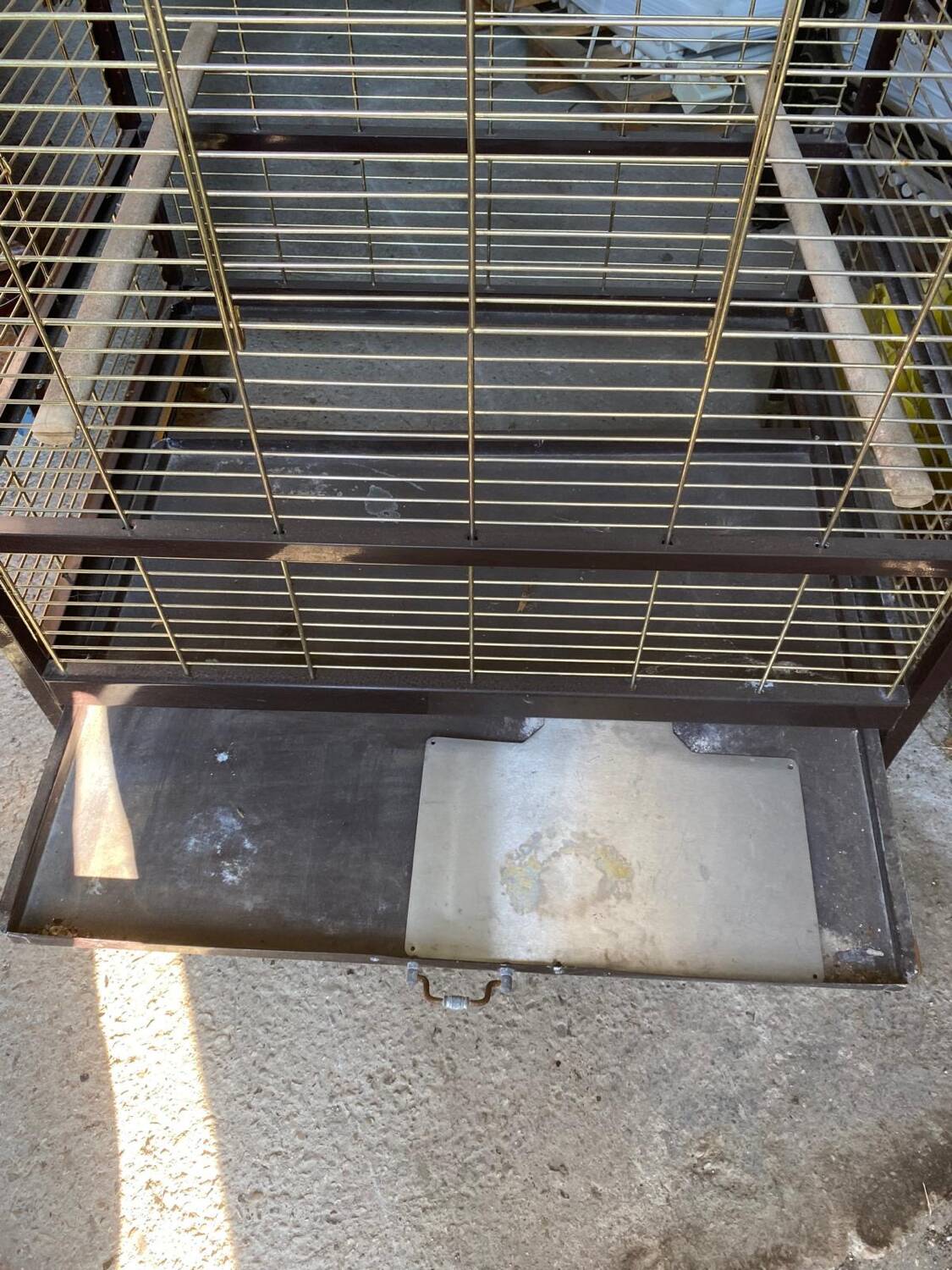 Large vintage parrot cage