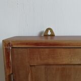Armoire double en bois, murale