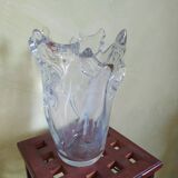 Large Schneider crystal vase