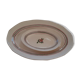 Set of 2 oval dishes. Hand painted. Sarreguemines, model Armalle.