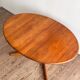 Grande table à manger scandinave vintage en teck massif, Danemark, 1970