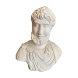 Bust in plaster Greek emperor