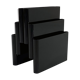 Black magazine holder by Giotto Stoppino for Kartell, 1970