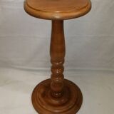 Pedestal table console solid wood furniture plant holder