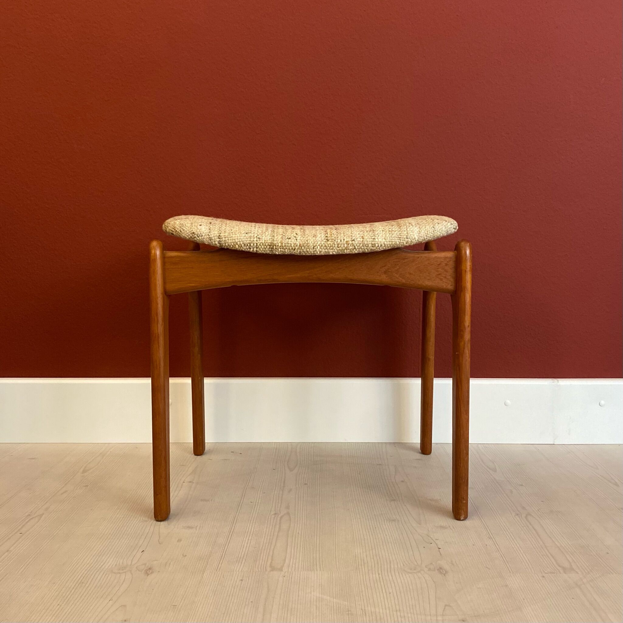 Danish MidCentury Teak Stool by Erik Buch, 1960s